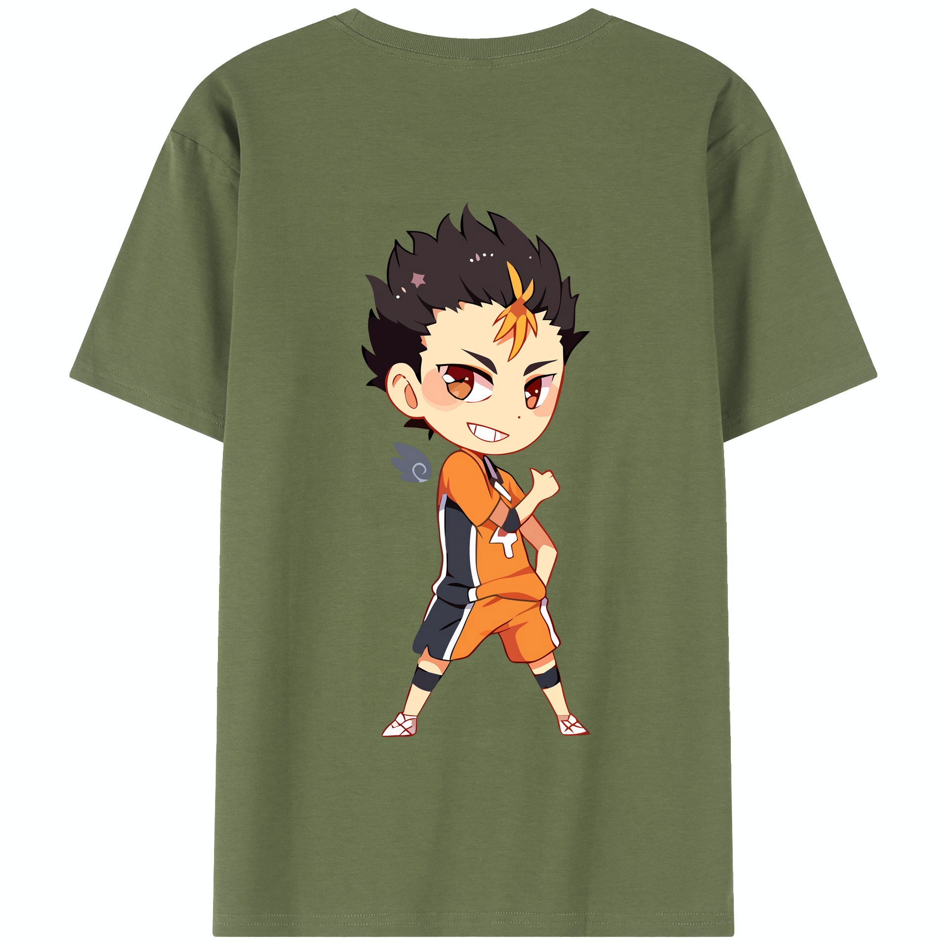 （画像用） ハイキュー!! Haikyu!! 綿100％半袖Tシャツ（背面プリント）